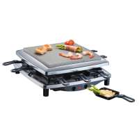 Vorschau: Steba RC 3 plus Chrom: Raclettegrill und Natursteingrill Vorschau: Steba RC 3 plus Chrom: Raclettegrill und Natursteingrill