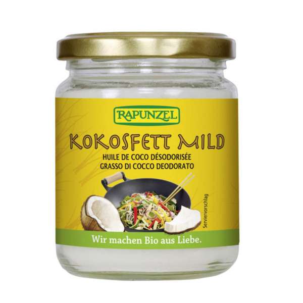 BIO Kokosfett zum Backen & Braten - geschmacksneutral BIO Kokosfett zum Backen & Braten - geschmacksneutral