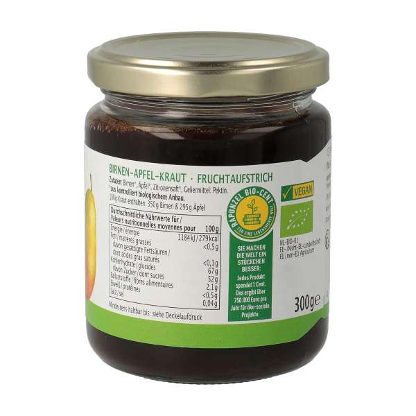 Birnen-Apfel-Kraut aus leckeren Bio Früchten von Rapunzel