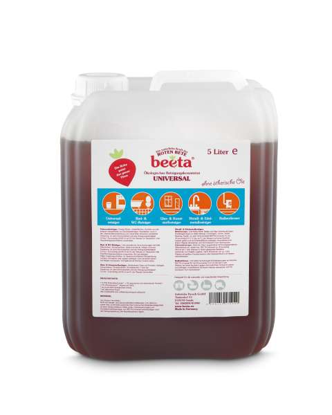 Beeta Bio Universalreiniger im 5 oder 10 Liter Kanister kaufen Beeta Bio Universalreiniger im 5 oder 10 Liter Kanister kaufen