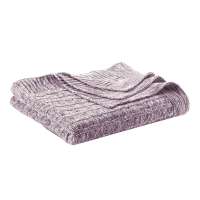 Living Crafts Strickplaid Zopfmuster Decke aus veganer Baumwolle Living Crafts Strickplaid Zopfmuster Decke aus veganer Baumwolle