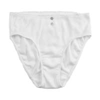 Living Crafts Damen Slip Baumwolle mit eleganter, weicher Häkelspitze Living Crafts Damen Slip Baumwolle mit eleganter, weicher Häkelspitze