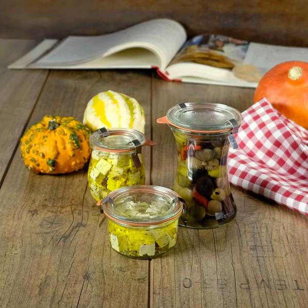 Kleine Weckgläser mit Deckel im günstigen 12er Spar-Set - 165 ml