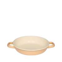 RIESS Eier- und Servierpfanne Goldgelb Ø 18 cm aus Emaille-Copy