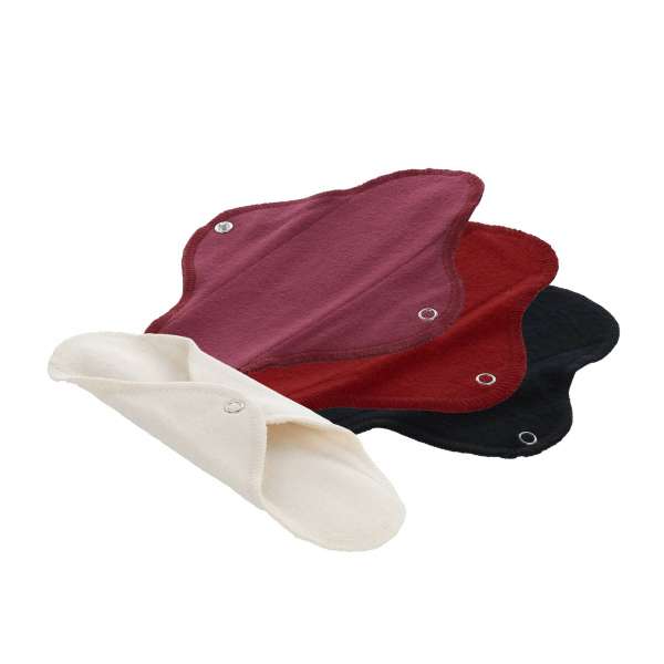 Kulmine Slipeinlagen Baumwolle - waschbar, weich & mit Flügeln Kulmine Slipeinlagen Baumwolle - waschbar, weich & mit Flügeln