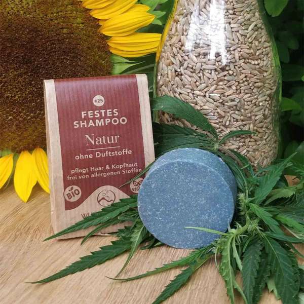 Wunderberg festes Shampoo aus natürlichen Rohstoffen
