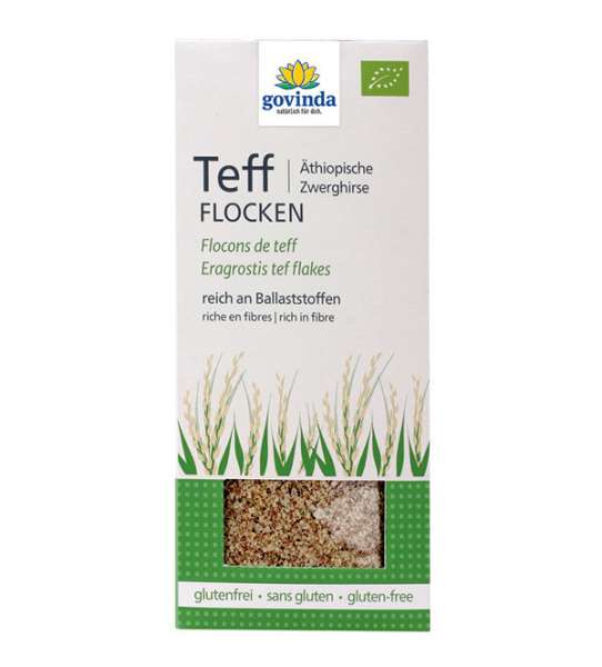 Govinda Bio Teff Flocken – glutenfrei & ballaststoffreich Govinda Bio Teff Flocken – glutenfrei & ballaststoffreich
