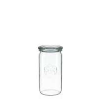 Weck Zylinderglas 340 ml mit Deckel zum Einkochen von Lebensmitteln - 1 Stück