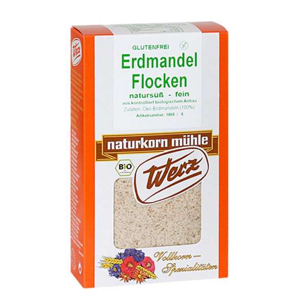 Bio Erdmandelflocken - basisch & glutenfrei für Müsli kaufen Bio Erdmandelflocken - basisch & glutenfrei für Müsli kaufen