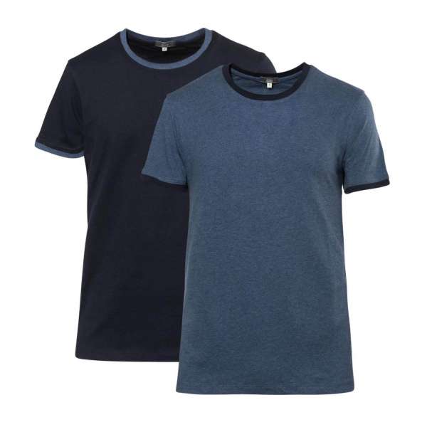 Herren T-Shirt 2er Pack: GOTS T Shirts aus Bio-Baumwolle Herren T-Shirt 2er Pack: GOTS T Shirts aus Bio-Baumwolle