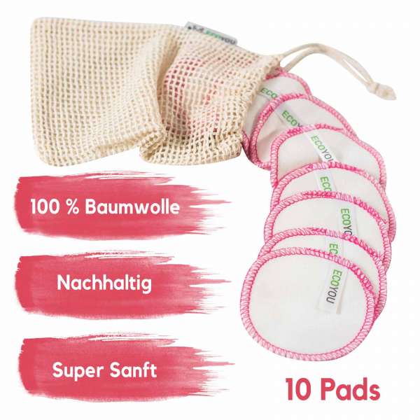Reinigungspads Gesicht - waschbare Alternative für Wattepads Reinigungspads Gesicht - waschbare Alternative für Wattepads
