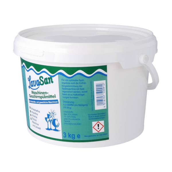Maschinenspülmittel ohne Phosphat schont die Spülmaschine