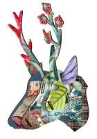 MIHO Hirschgeweih One of a kind, italienische Dekoration MIHO Hirschgeweih One of a kind, italienische Dekoration