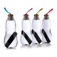 Trinkflasche mit Wasserfilter Binchotan Aktivkohle filtert Chlor Trinkflasche mit Wasserfilter Binchotan Aktivkohle filtert Chlor