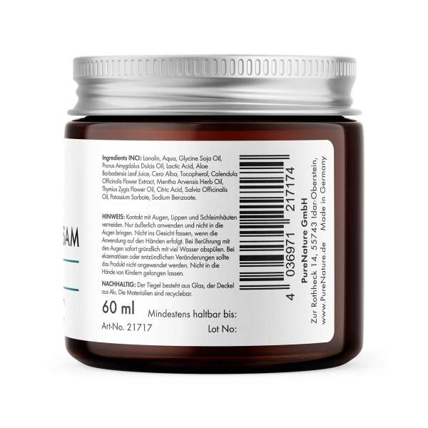 Hornhautbalsam aus rein natürlichen Inhaltsstoffen