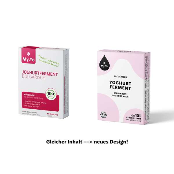 Bulgarische Joghurt Starterkultur von My Yo - Bio-Qualität