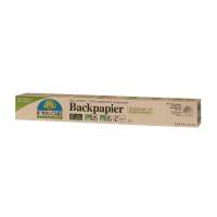 Veganes Backpapier, ungebleicht & fettbeständig, 10m Rolle Veganes Backpapier, ungebleicht & fettbeständig, 10m Rolle