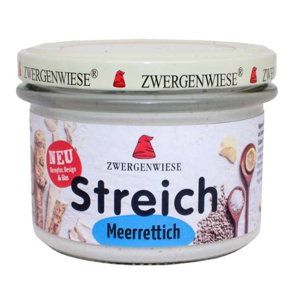 Meerrettich Aufstrich vegan und milchfrei von Zwergenwiese Meerrettich Aufstrich vegan und milchfrei von Zwergenwiese