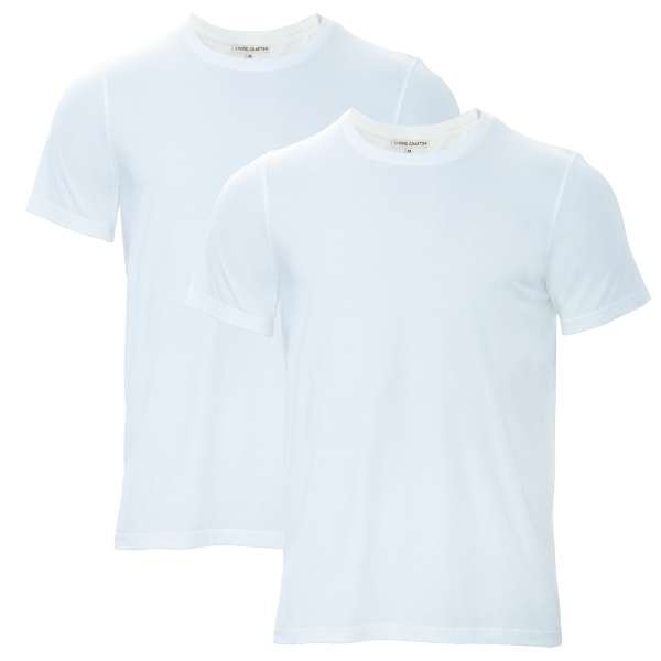 Living Crafts Herren T-Shirt Tawin aus Bio-Baumwolle, 2er-Pack Living Crafts Herren T-Shirt Tawin aus Bio-Baumwolle, 2er-Pack