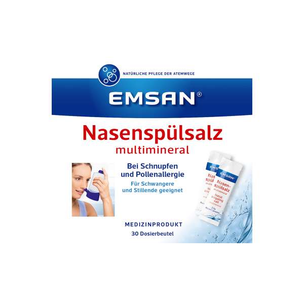 Emsan Nasenspülsalz kaufen & die Nase sanft reinigen und pflegen