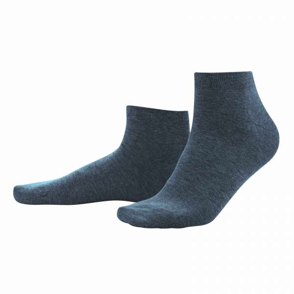 Living Crafts Baumwoll Sneaker Socken mit 2% Elasthan & Bio zertifiziert