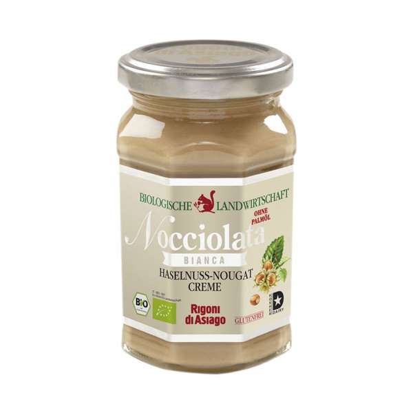Nocciolata (Rigoni di Asiago) - Weiße Nuss Nougat Creme Nocciolata (Rigoni di Asiago) - Weiße Nuss Nougat Creme