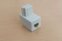 Telefon/Modem Adapter für Schweiz auf RJ11 (6P4C)