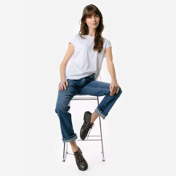 Living Crafts Damen T-Shirt Tida aus Bio-Baumwolle