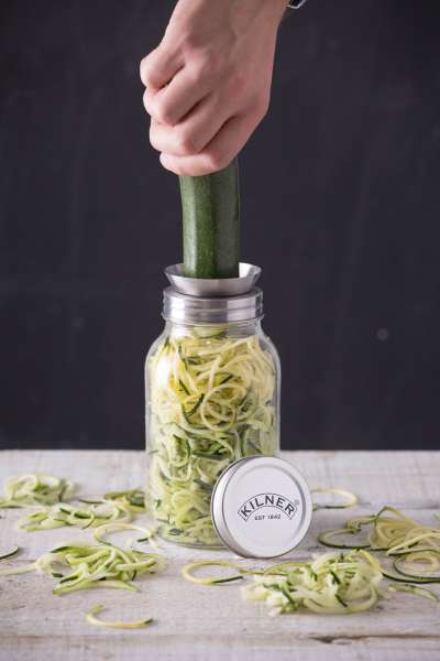 Kilner Spiralschneider: Zoodles & Gemüsespaghetti herstellen
