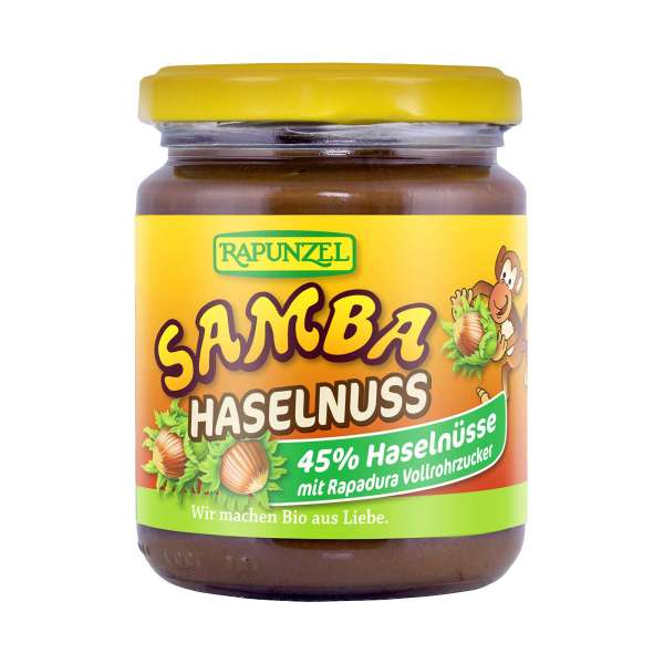 Rapunzel Samba Haselnuss Bio im 250g Glas Rapunzel Samba Haselnuss Bio im 250g Glas