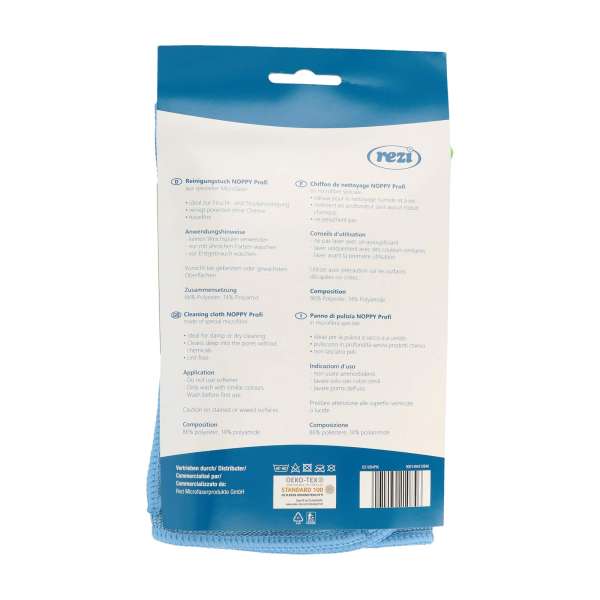 Microfasertuch Noppy Profi im 4er-Set mit Piktogramm
