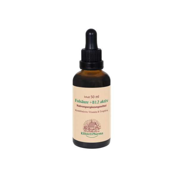 Folsäure Tropfen der Klösterl Apotheke mit Vitamin B12 - bestellen! Folsäure Tropfen der Klösterl Apotheke mit Vitamin B12 - bestellen!