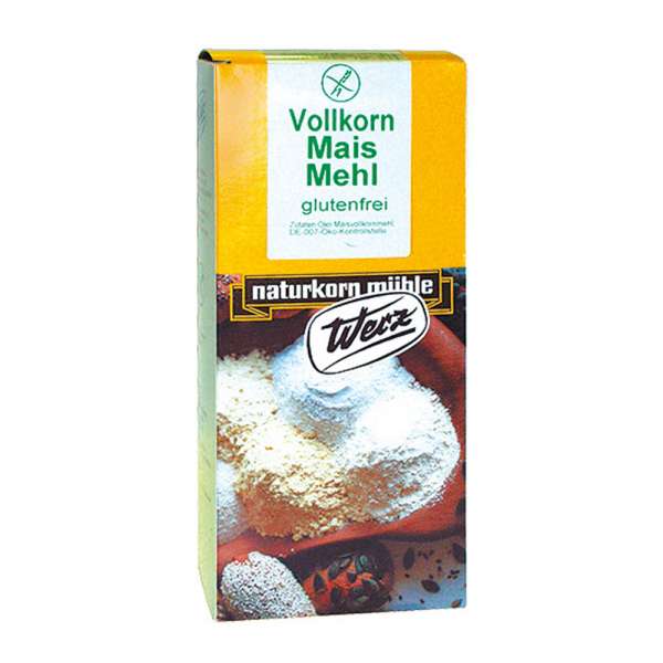 Maisvollkornmehl glutenfrei für köstliche hefefreie Backwaren Maisvollkornmehl glutenfrei für köstliche hefefreie Backwaren
