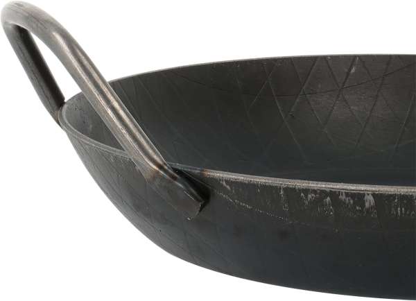 Schmiedeeisen-Pfanne Turk mit hohem Rand zum Braten & Kochen
