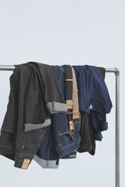 Living Crafts Basic Langarmshirt Herren aus 100% Bio Baumwolle