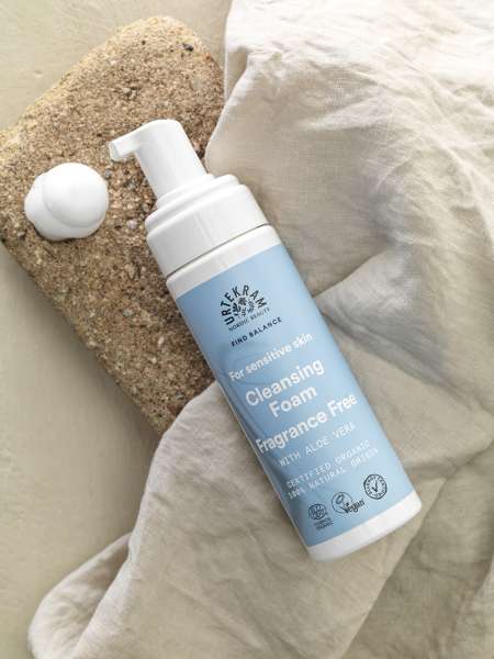 Urtekram Fragrance Free Cleansing Foam mit Aloe Vera