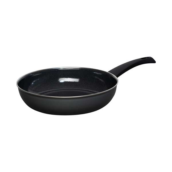 Riess Pfanne Emaillepfanne 24 cm / 28 cm dark grey und lemon