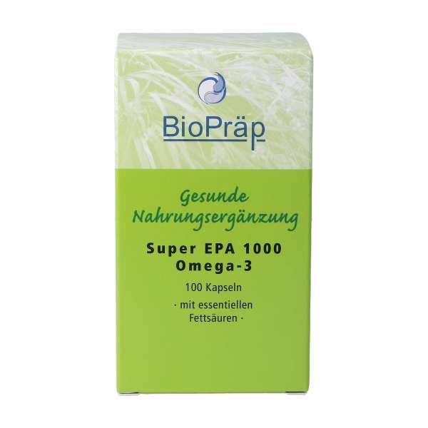Super EPA 1000 Omega 3 Kapseln mit essentiellen Fettsäuren