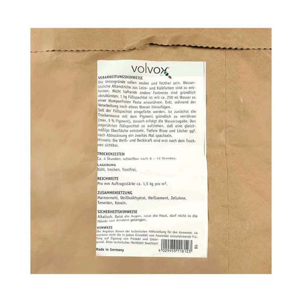 Öko Füllspachtel zum Löcher, Risse & Wände spachteln