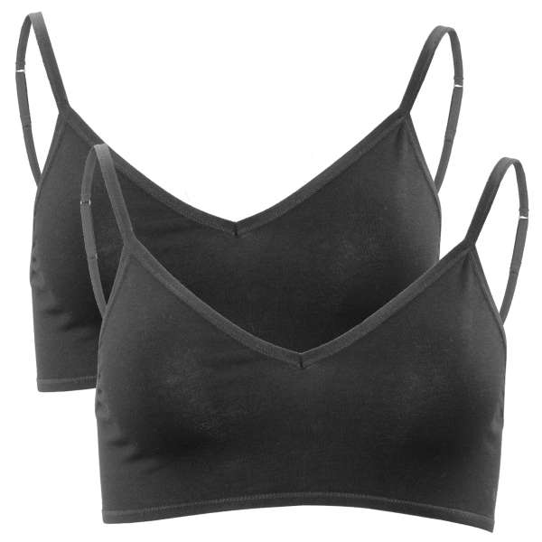 Living Crafts Damen Bustier Tamilla aus Bio-Baumwolle, 2er-Pack Living Crafts Damen Bustier Tamilla aus Bio-Baumwolle, 2er-Pack