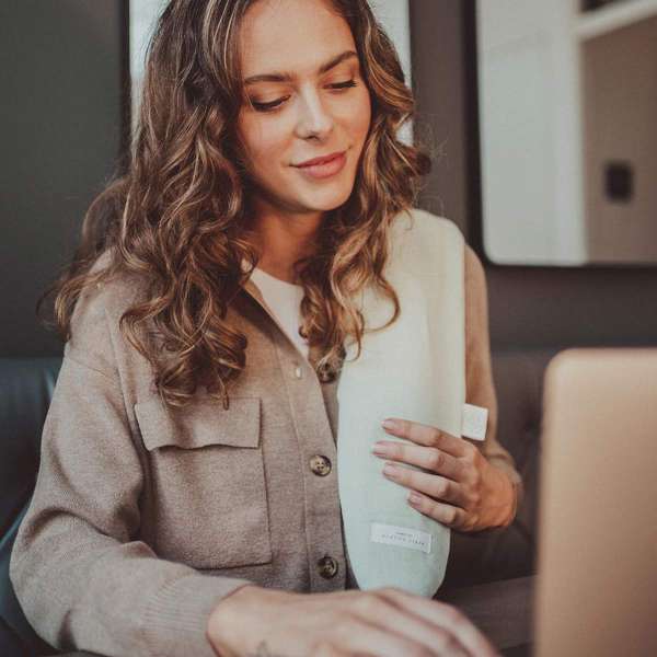 YUYU Wärmflasche mit Bezug aus Pimlico-Leinen