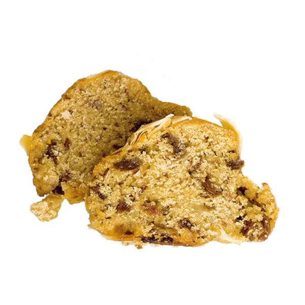 Mandel Stollen glutenfrei - aus Reis-Mehl gebacken - Bio