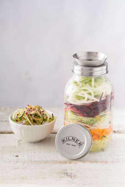 Kilner Spiralschneider: Zoodles & Gemüsespaghetti herstellen