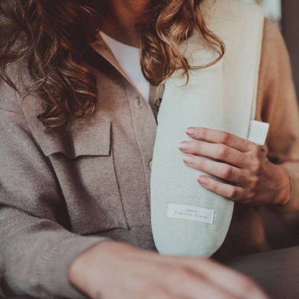 YUYU Wärmflasche mit Bezug aus Pimlico-Leinen