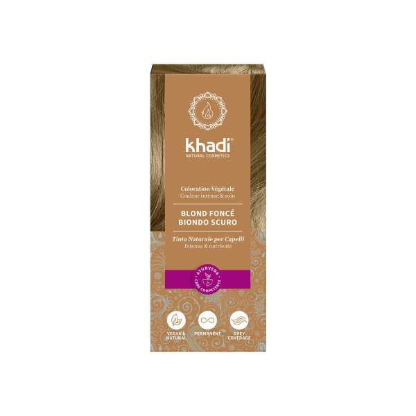 Khadi Dunkelblond: Natürliche Haarfarbe für Glanz & Strahlkraft