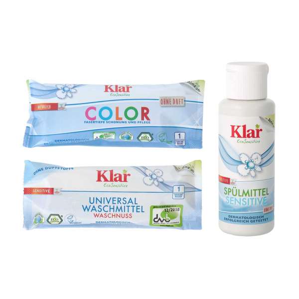 Klar Proben 3er Set gratis zum Einkauf bei PureNature Klar Proben 3er Set gratis zum Einkauf bei PureNature