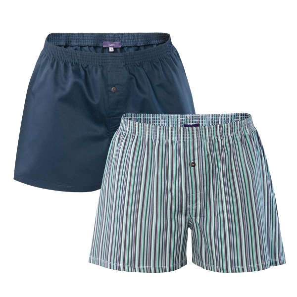 Living Crafts Herren Satin Boxershorts 2er-Pack Living Crafts Herren Satin Boxershorts 2er-Pack