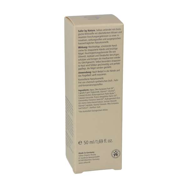 Handcreme ohne Parfum mit Olivenöl für trockene, rissige Hände