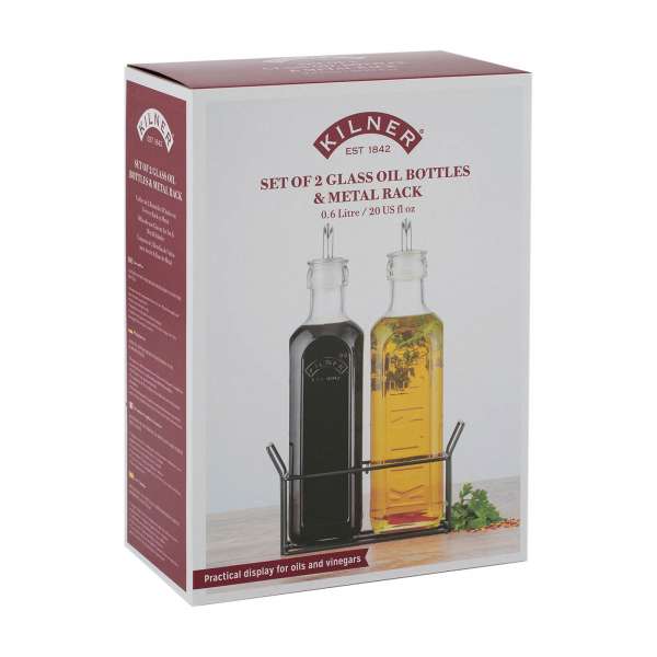 Kilner Essig Öl Flaschen Set - zum attraktiven Servieren Kilner Essig Öl Flaschen Set - zum attraktiven Servieren