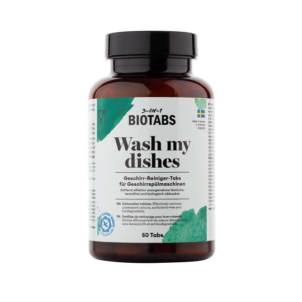 Bio Cool Wash my Dishes: Spülkonzentrat ohne Parfüm als Tabs Bio Cool Wash my Dishes: Spülkonzentrat ohne Parfüm als Tabs
